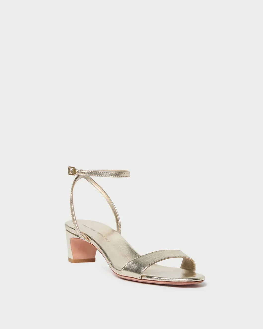 Alice Champagne Leather Sandal - Image 3