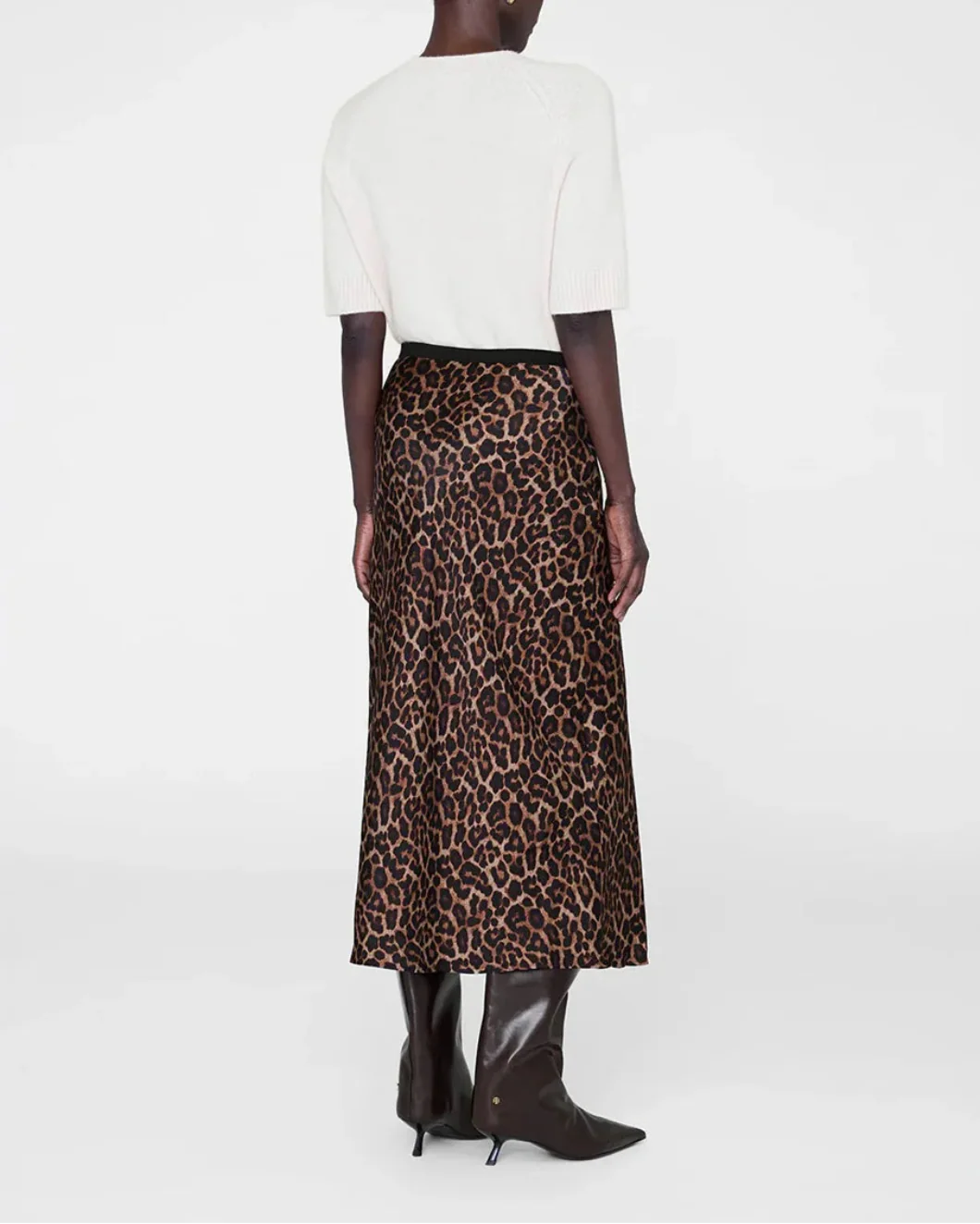 Printed Bar Silk Skirt - Image 3
