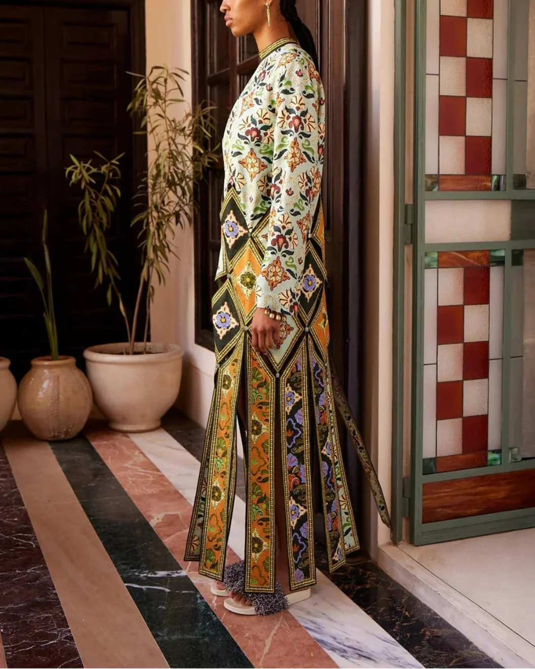 Cece Spliced Midi Dress - Image 3