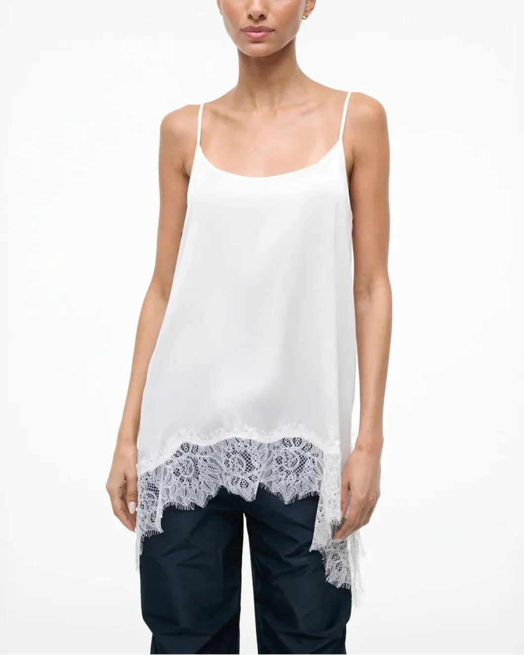 Chloe Silk Cami Ivory - Image 2