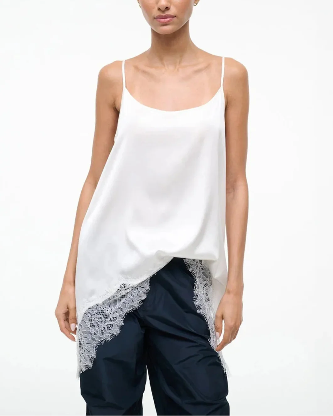 Chloe Silk Cami Ivory - Image 5