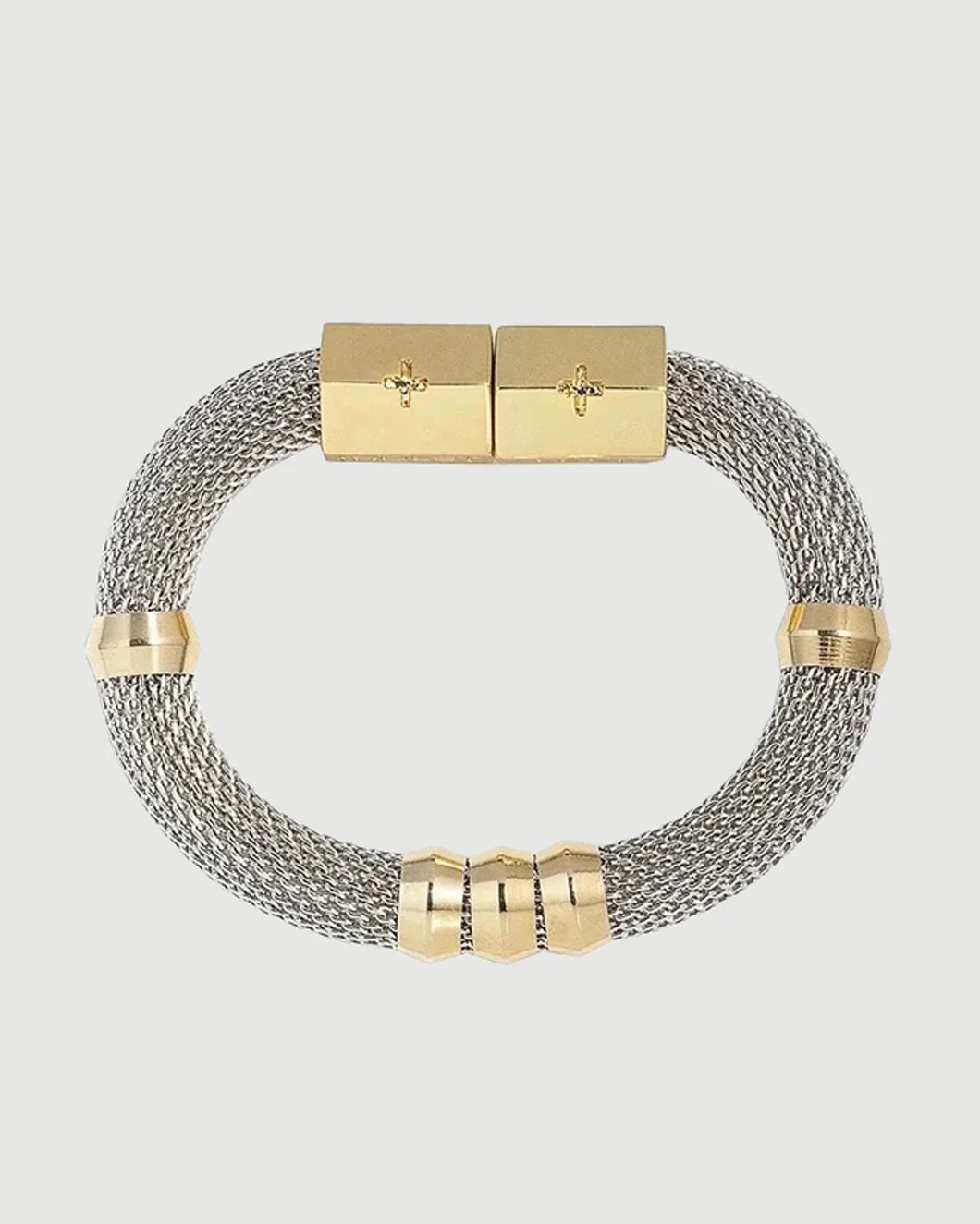 Classic Mesh Bracelet Two Tone