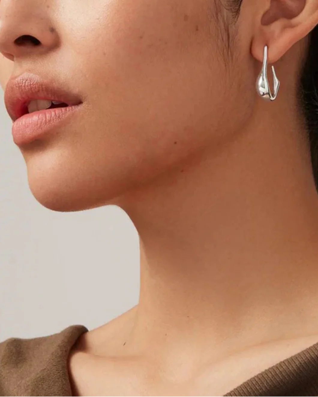 Colette Hoops Small Silver - Image 4