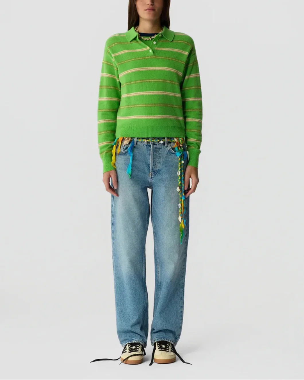 Collegiate Stripe Polo - Image 2