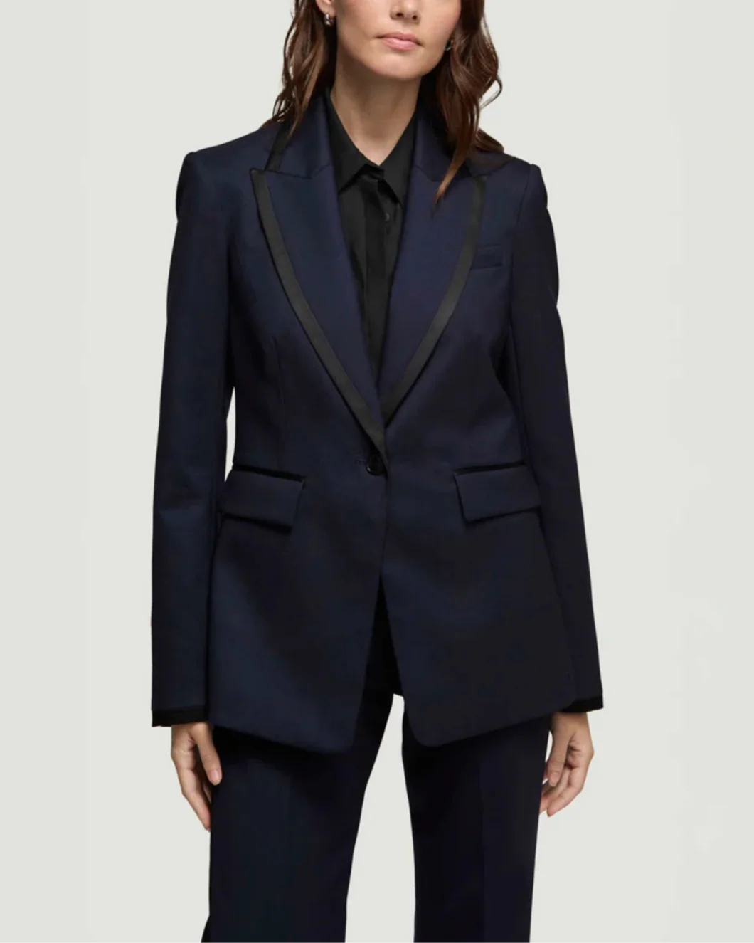 Colorblocked Sculpted Blazer - Image 7