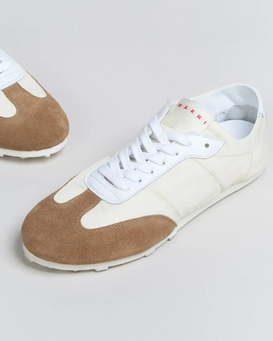 Off-White Nylon Softy Soccer Sneaker - Image 4