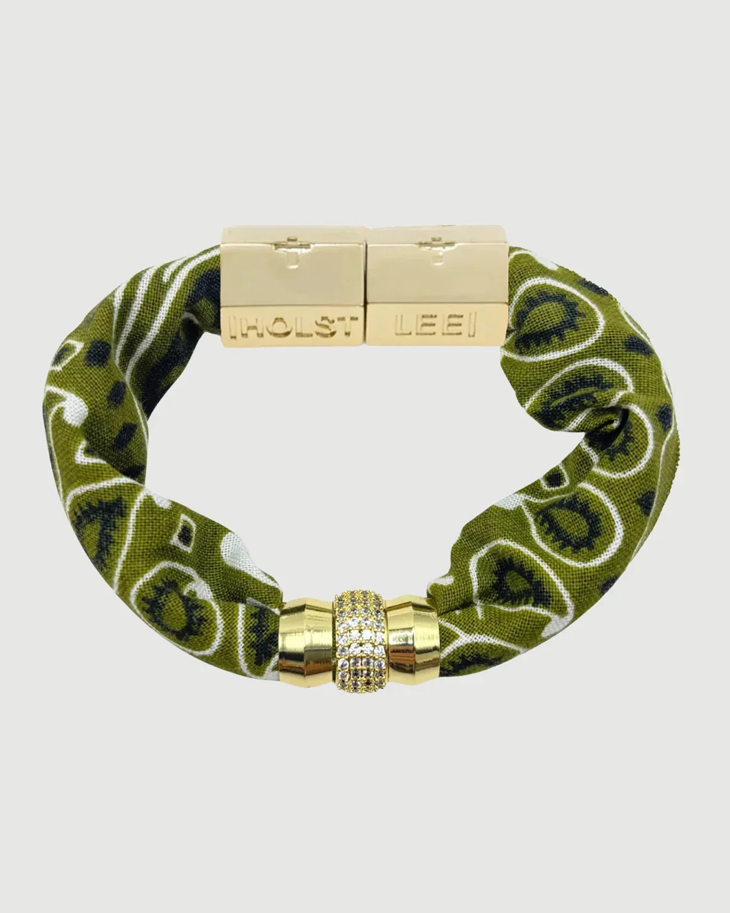 Cooler Weather Bandana Bracelet - Olive