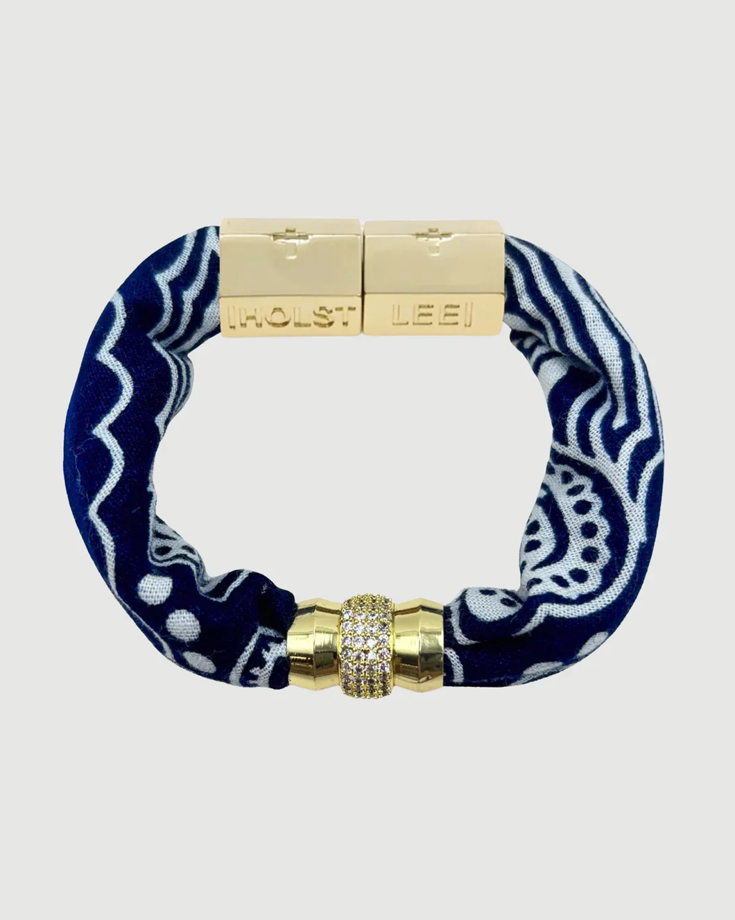 Cooler Weather Bandana Bracelet - Navy