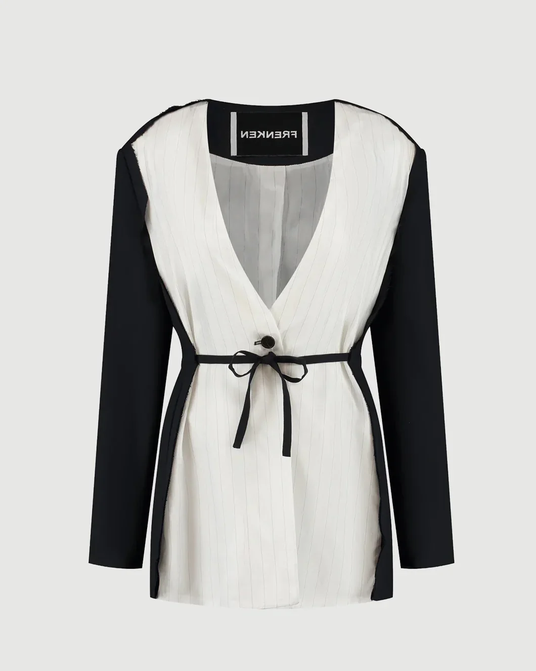 Cord Waisted Jacket Navy