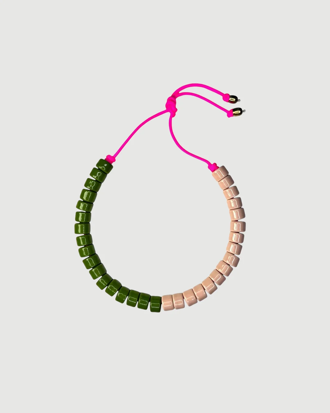 Crepe & Cash Split Candy Bead Two Necklace