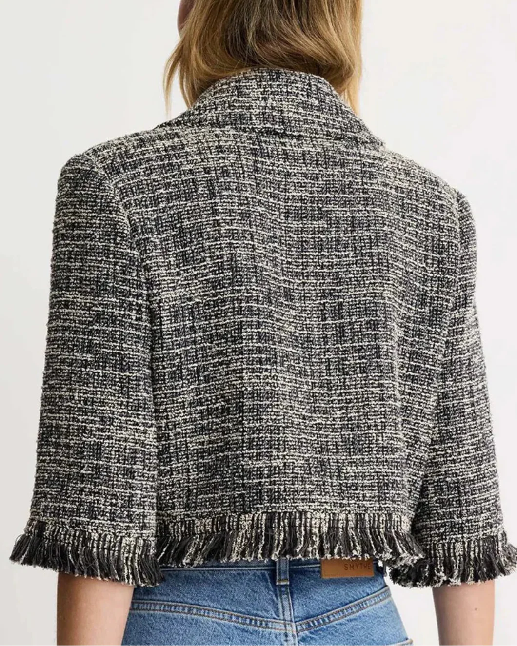 Cropped Sleeve Mini Jacket - Image 3
