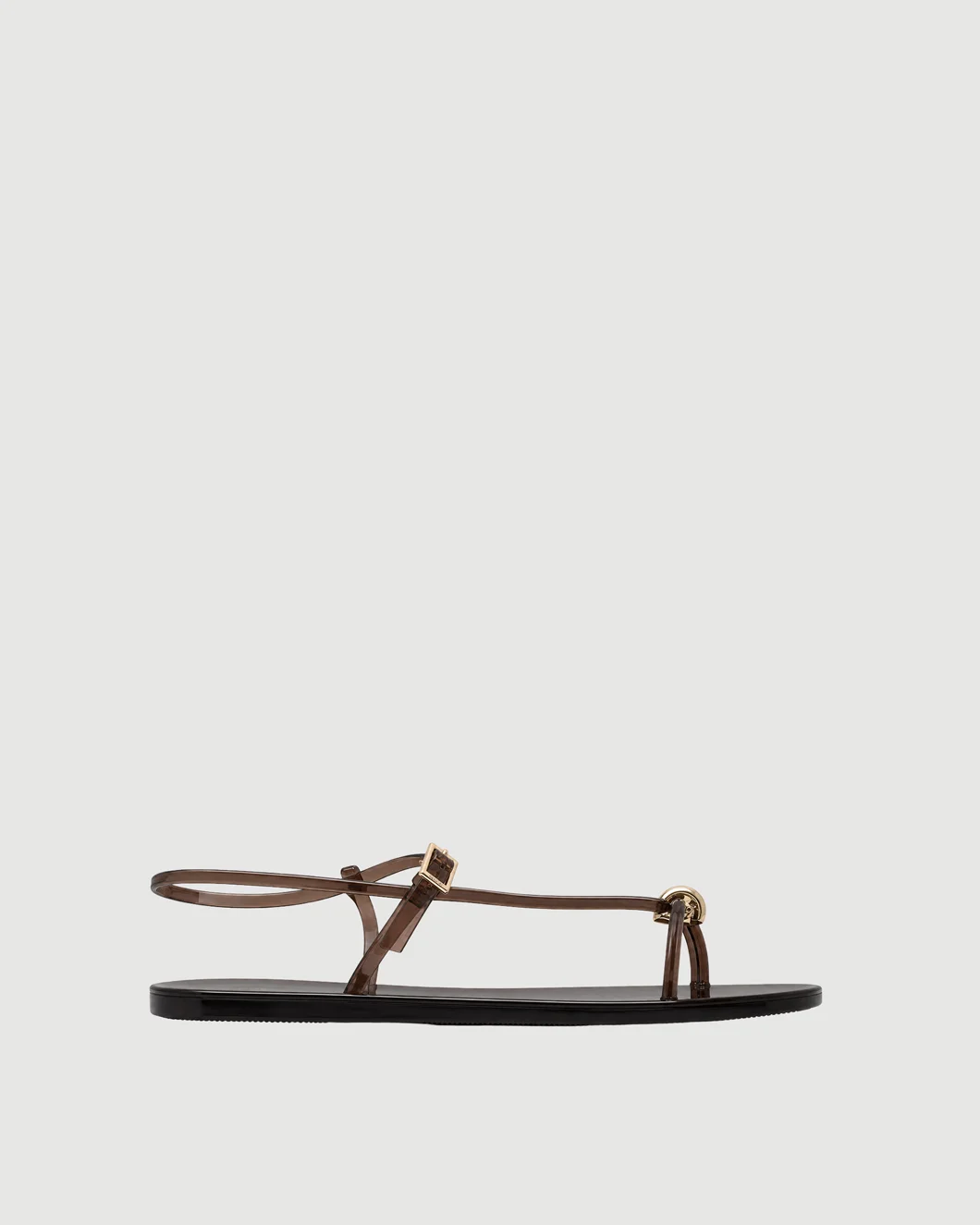 Dana Brown Strappy Jelly Sandal