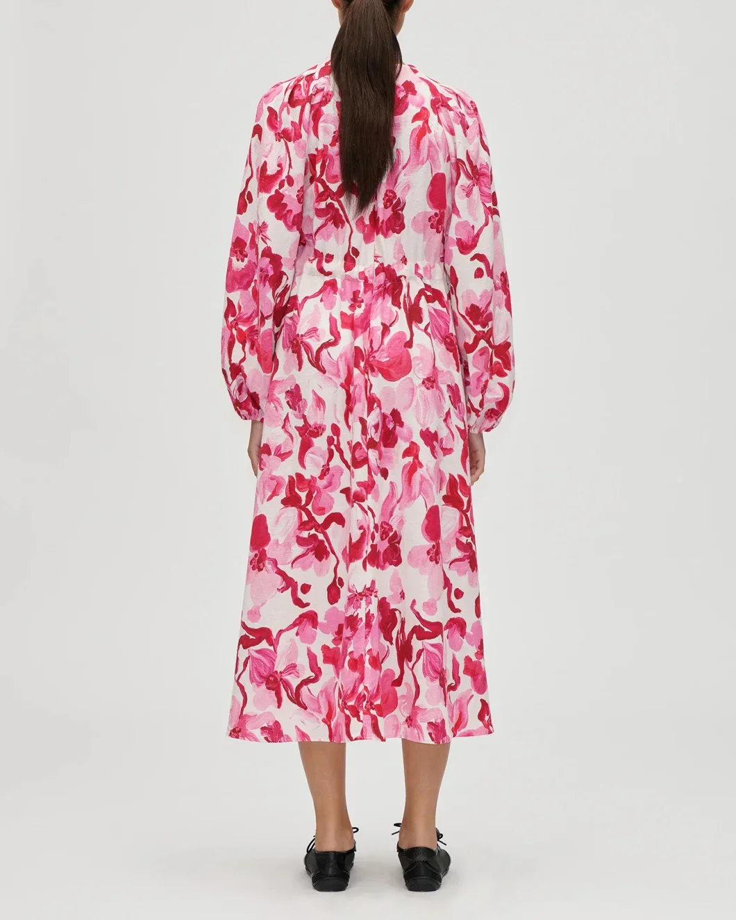 Double Buckle Raglan Midi Dress - Image 3