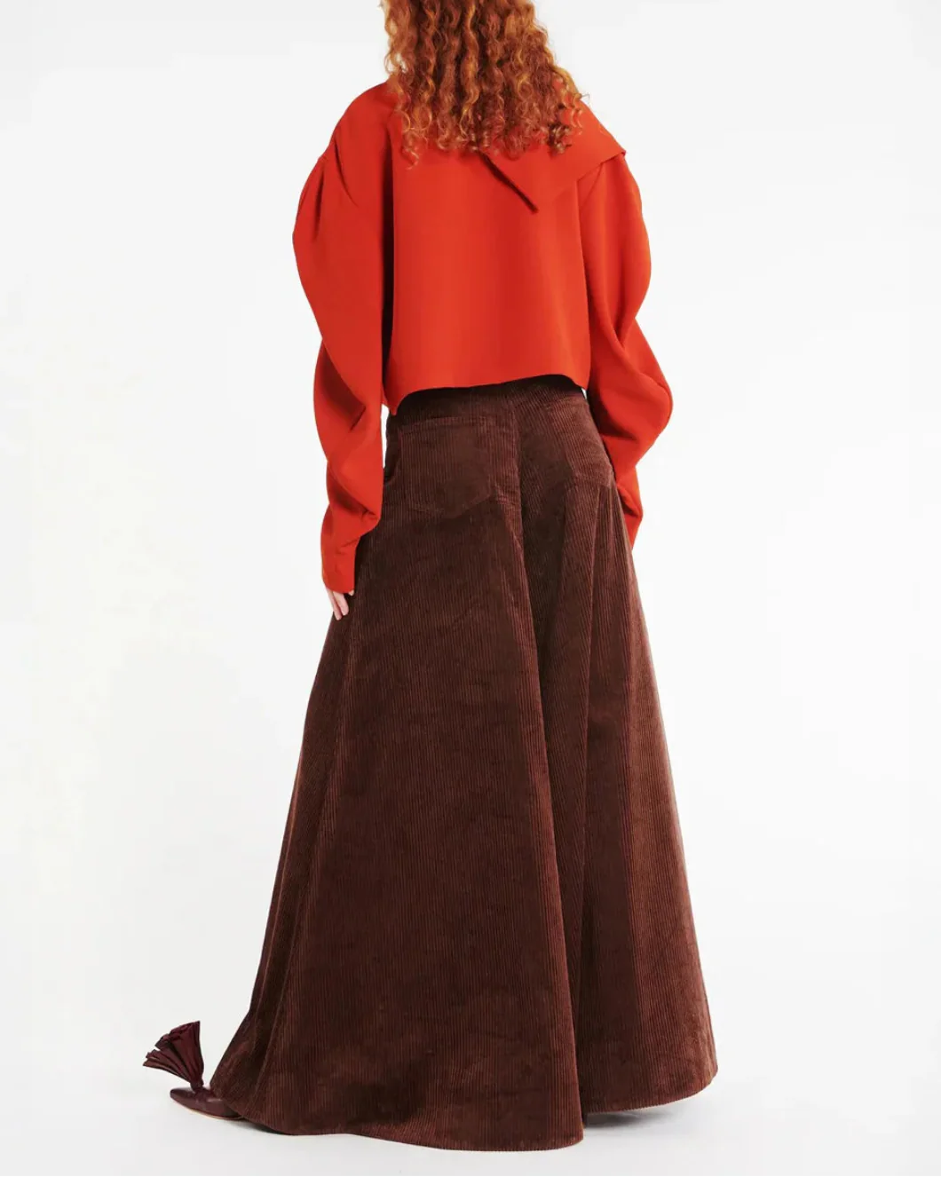 Draped Collar Top - Image 4