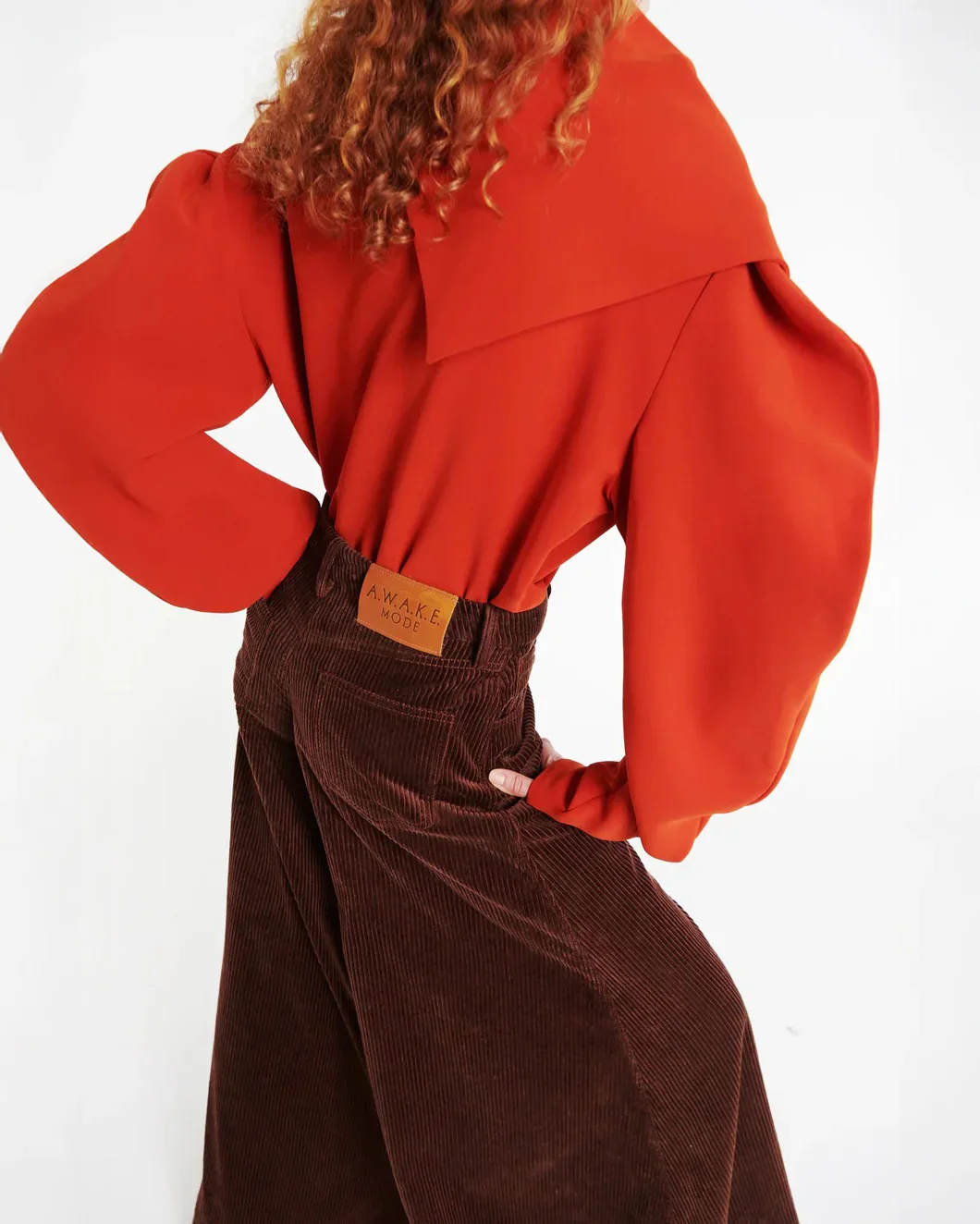 Draped Collar Top - Image 6
