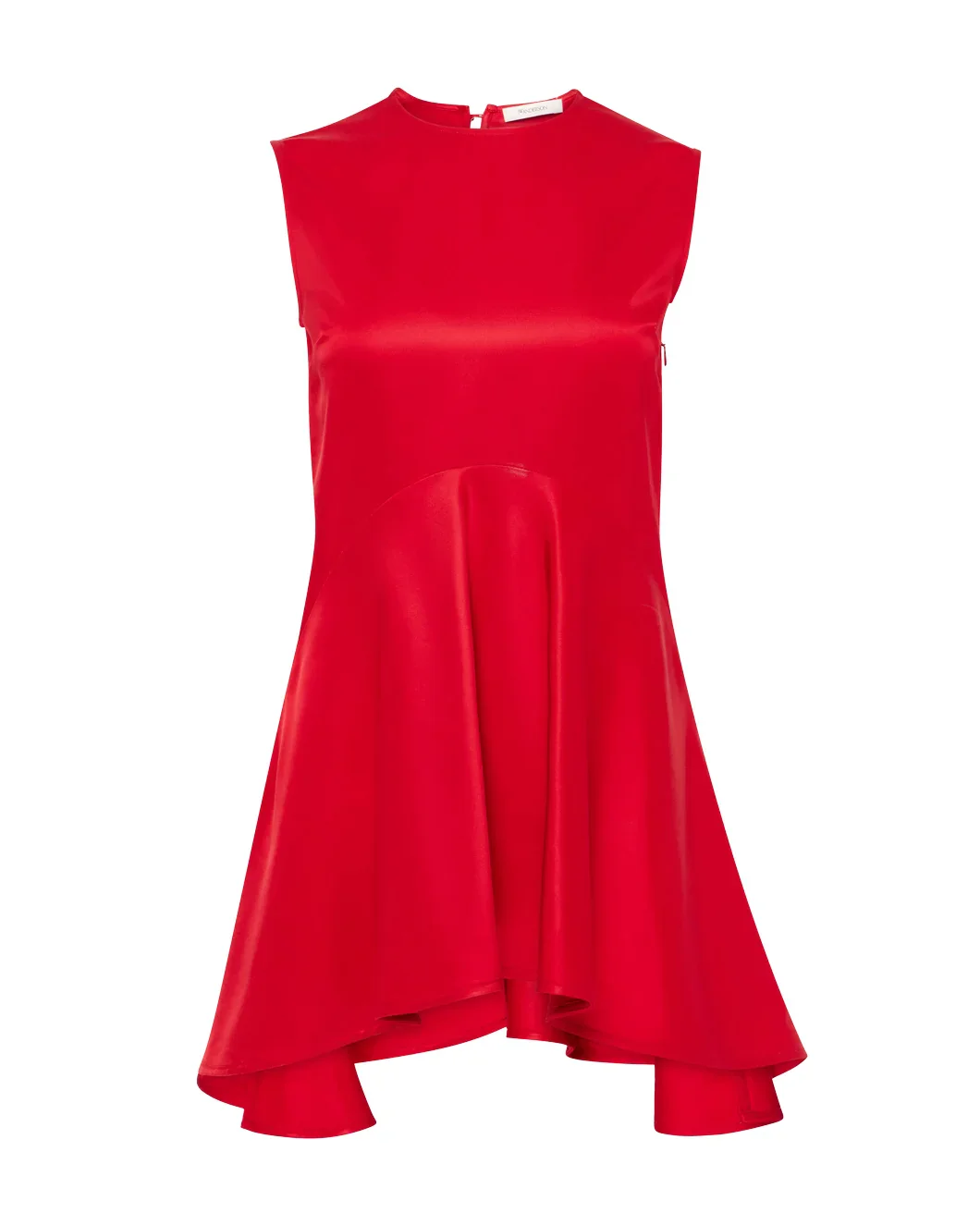 Draped Hem Sleeveless Top