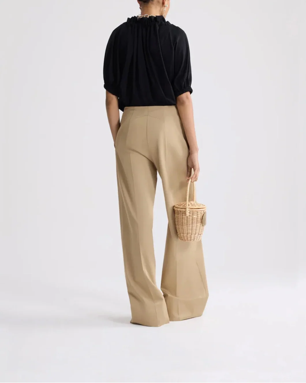 Drawstring T-Shirt in Organic Cotton - Image 3
