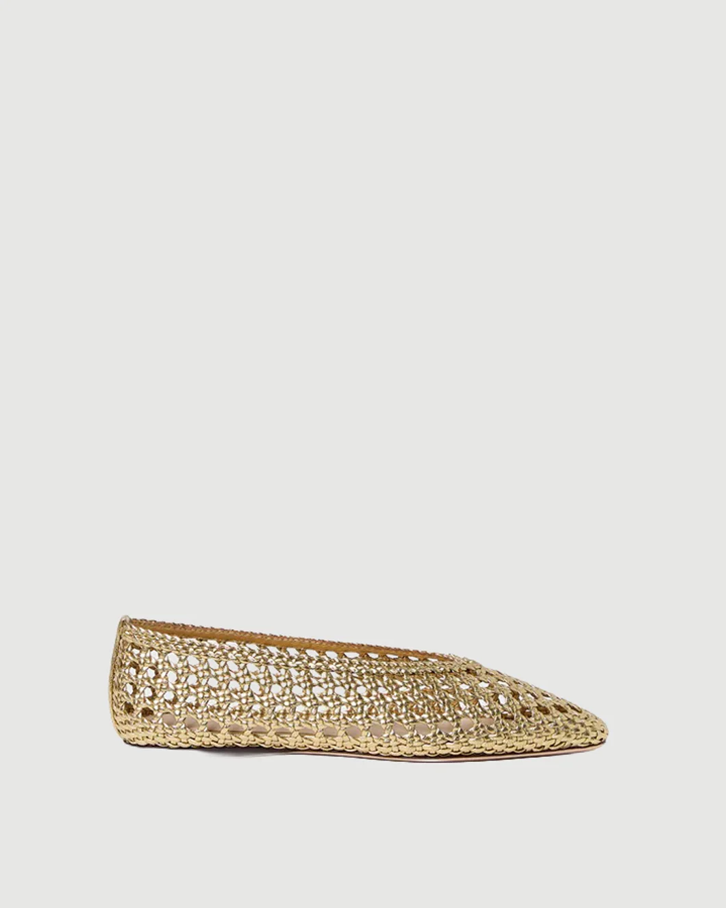 Emery Gold Ballet Flat
