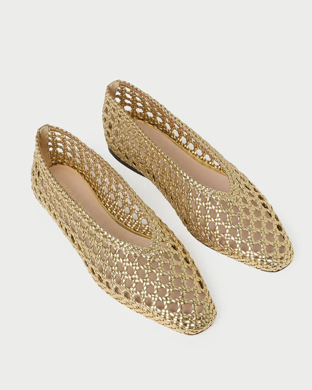 Emery Gold Ballet Flat - Image 3