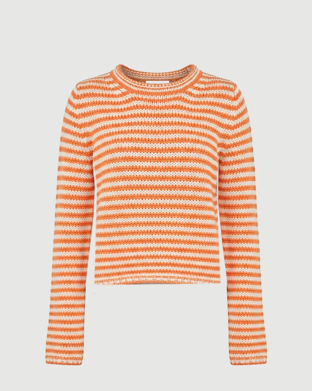 Fine Stripe Mini Marina Sweater Apricot