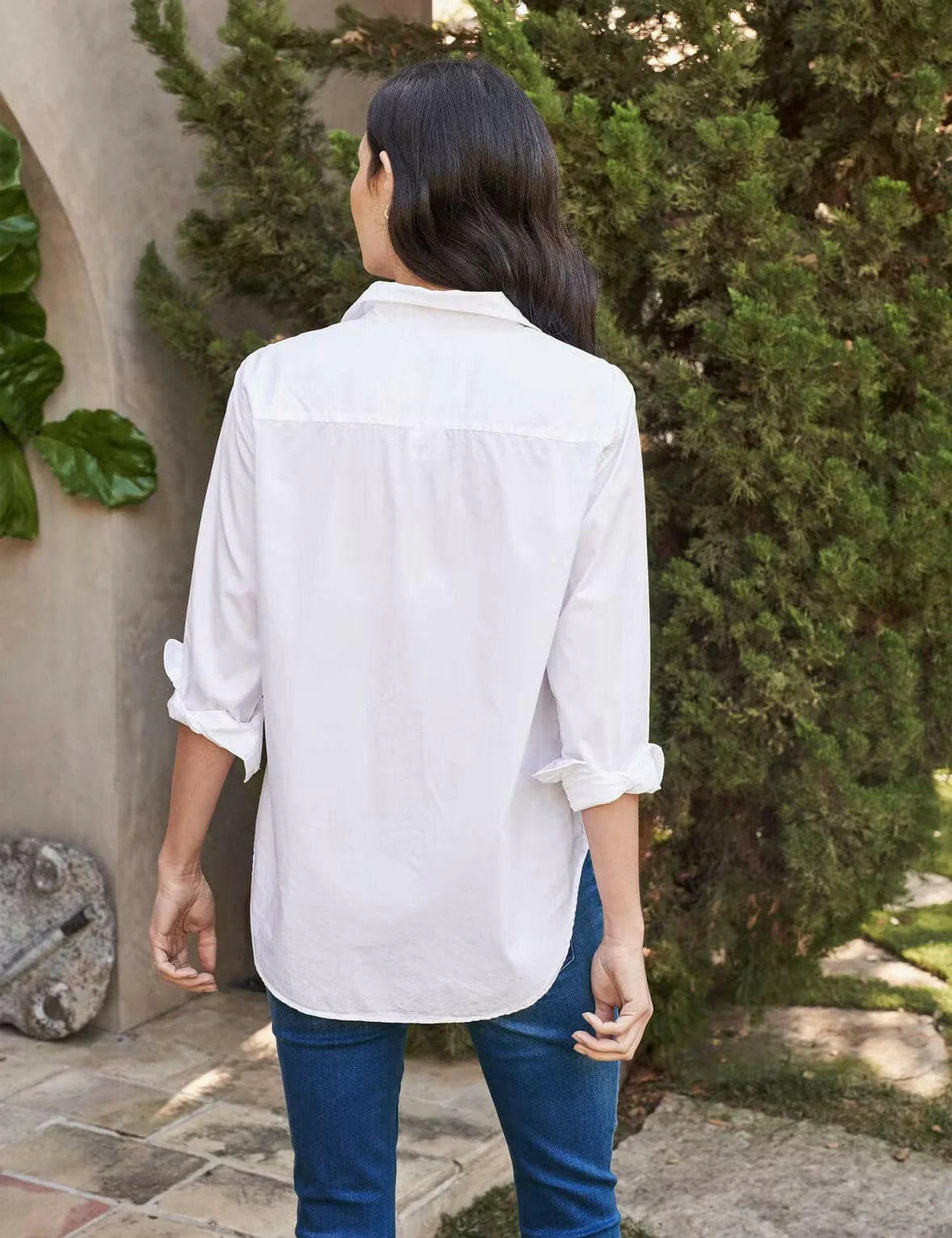 Frank Woven Button Up - White - Image 3