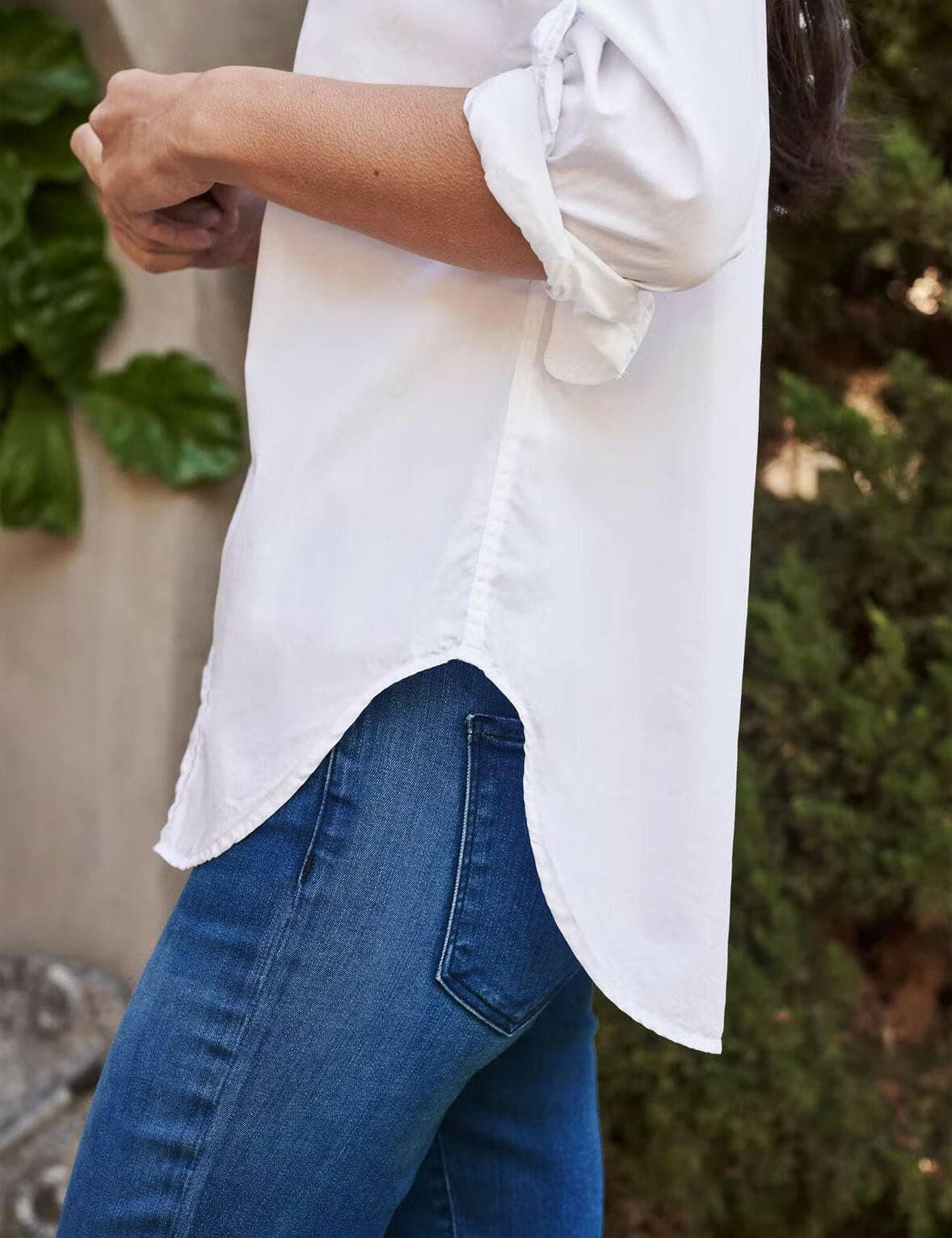 Frank Woven Button Up - White - Image 4
