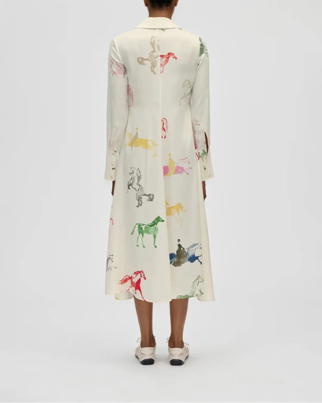 Front Placket Midi Polo Dress - Image 3