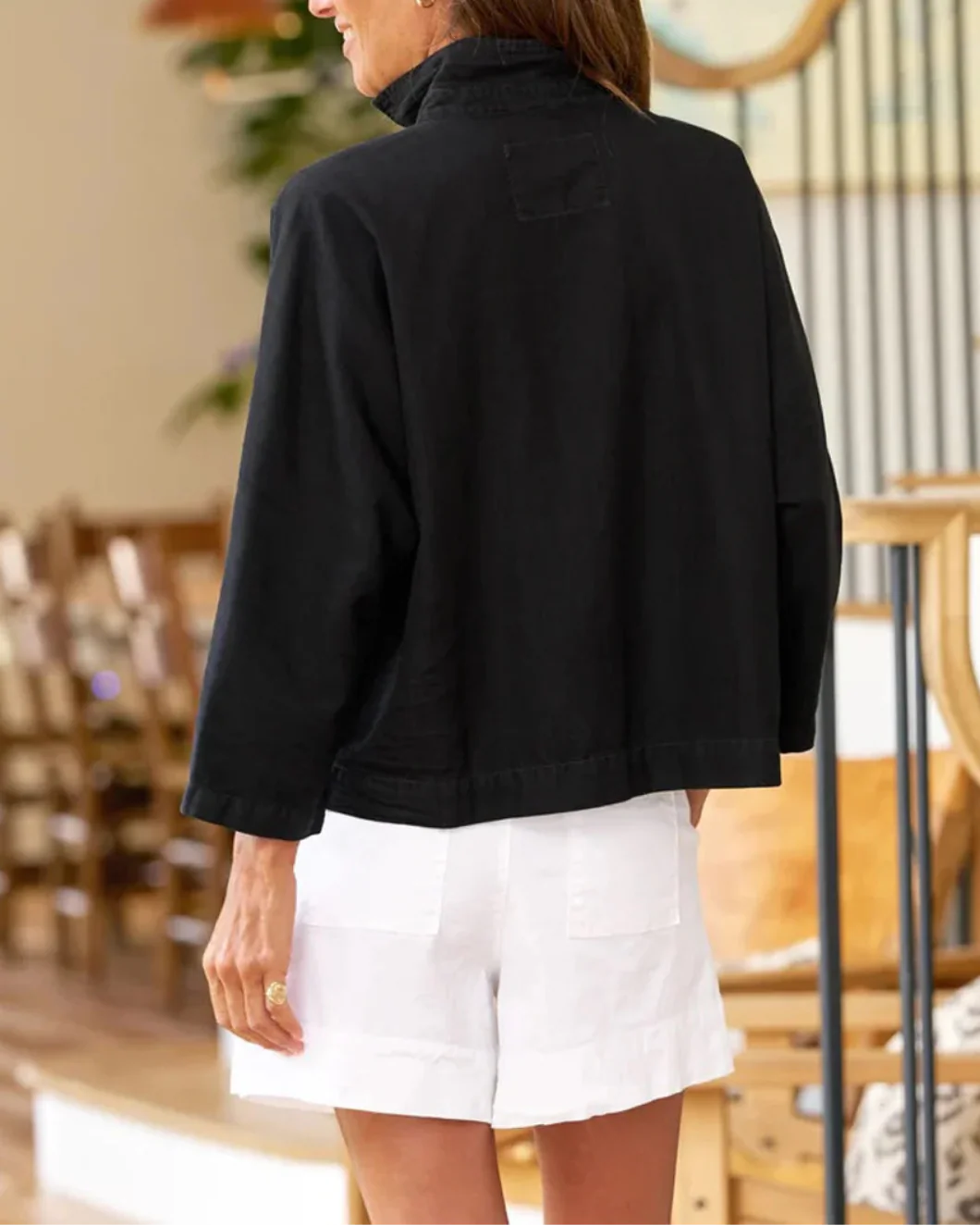 Gabi Popover Shirt Blackout - Image 3
