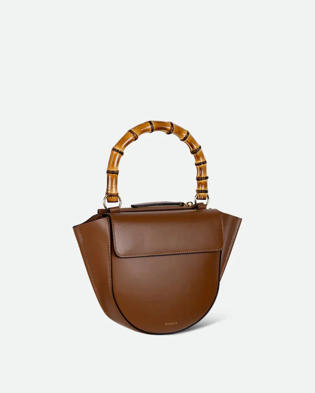 Hortensia Bag Mini Saddle/Bamboo - Image 2