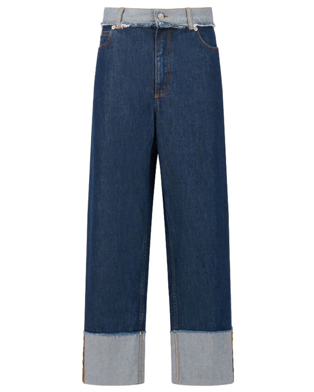 Blue Denim Inside-Out Jeans