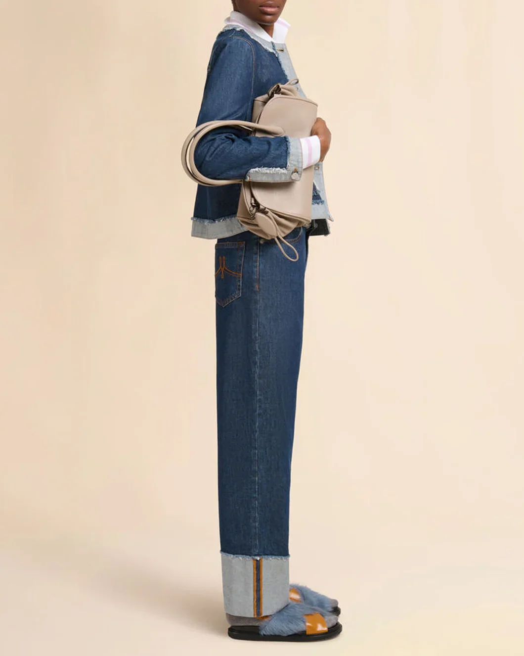 Blue Denim Inside-Out Jeans - Image 3