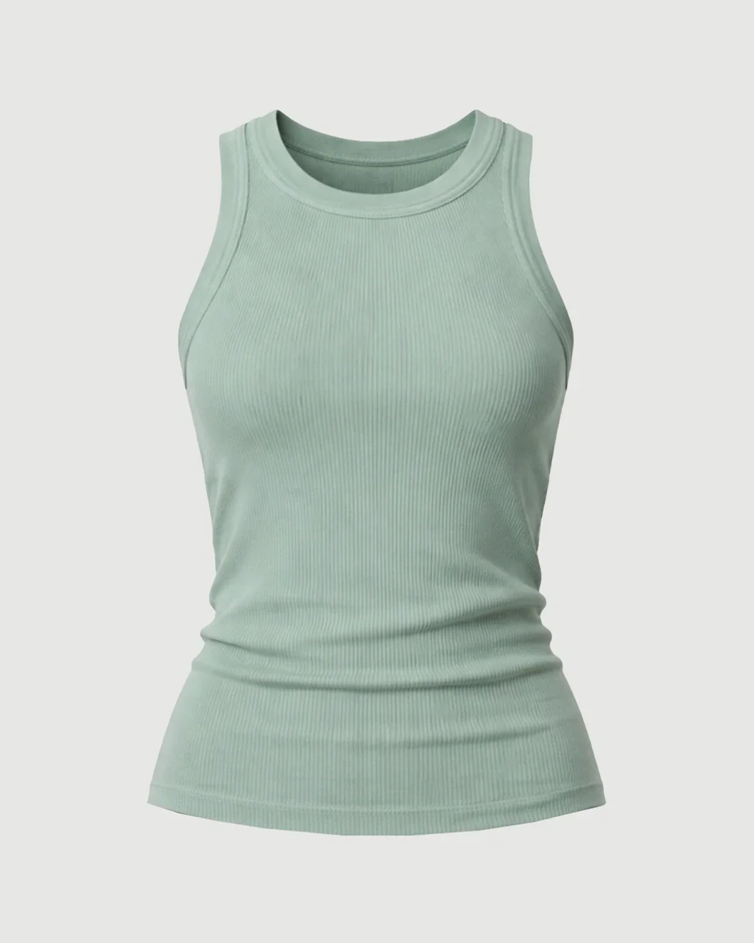 Isabel Rib Tank in Cadet