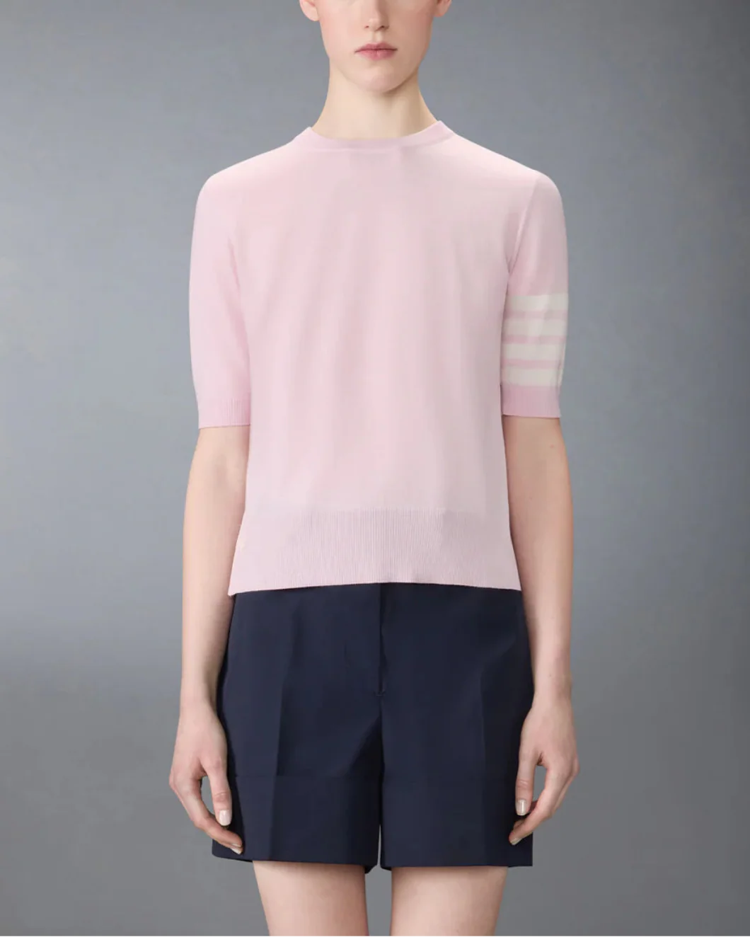 Fine Merino Wool 4-Bar Tee - Image 2