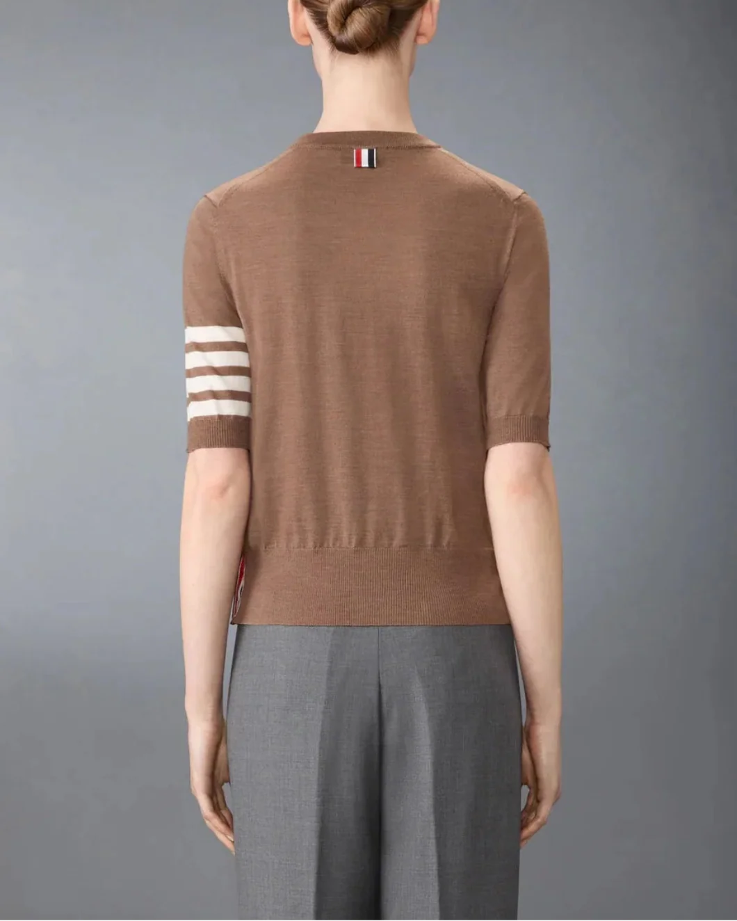 Fine Merino Wool 4-Bar Tee - Image 3