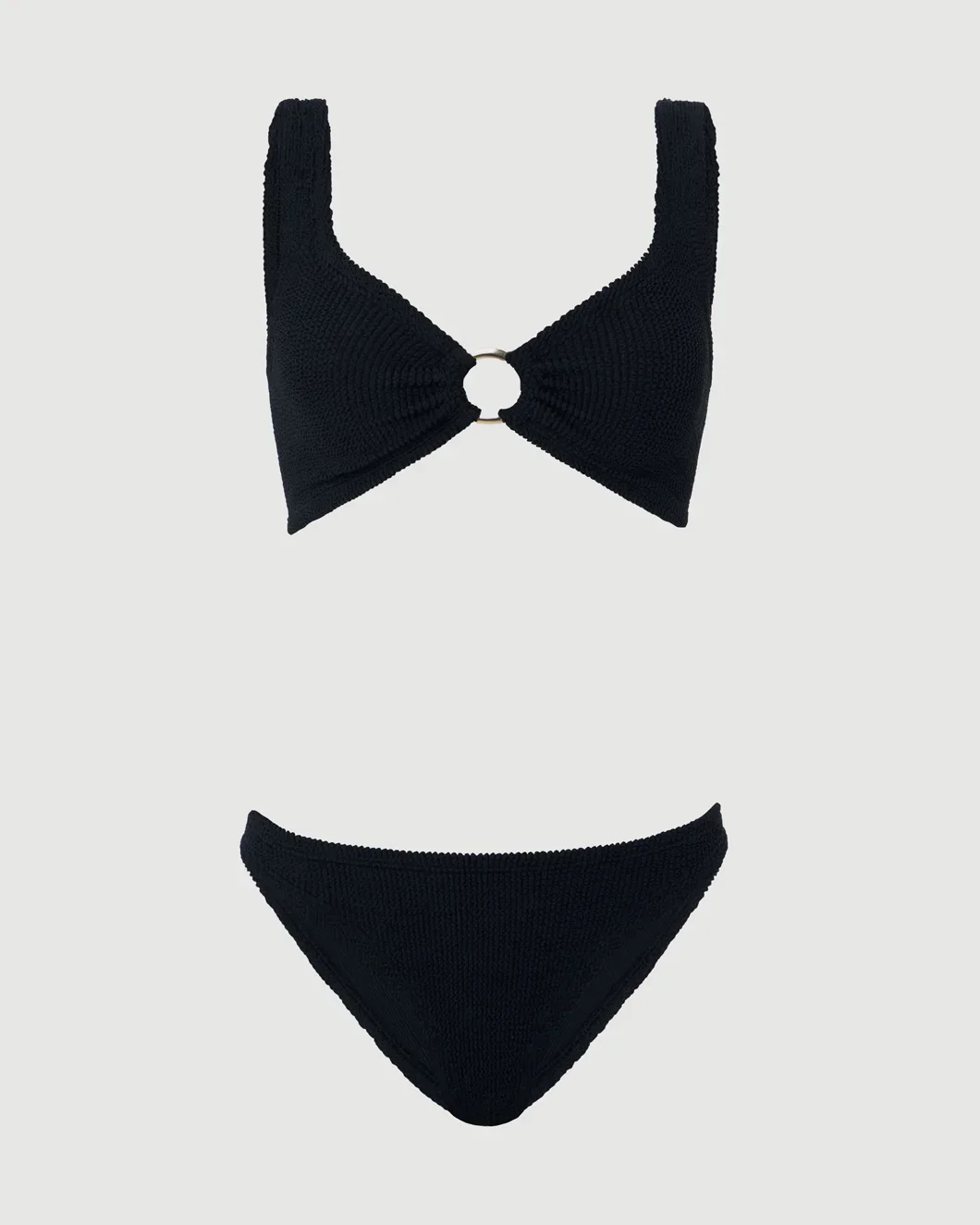 Julia With Gold Hoop Bikini Black