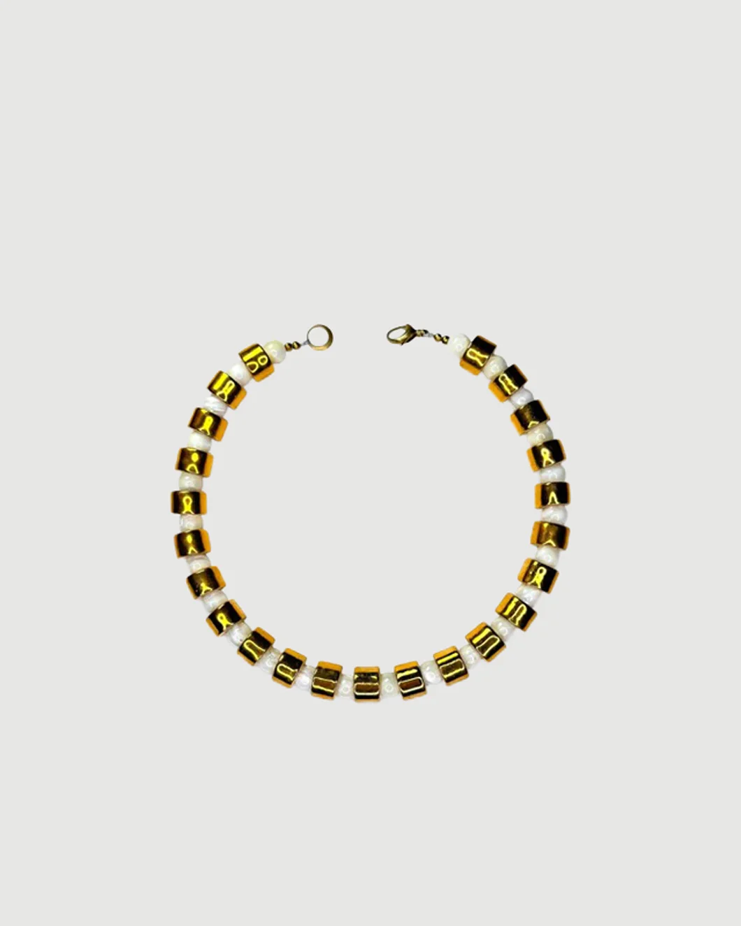 Karat & Mother of Pearl Sundry Bead Two Necklace