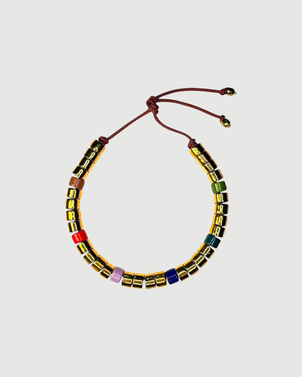 Karat & Multi Candy Bead Two Necklace -