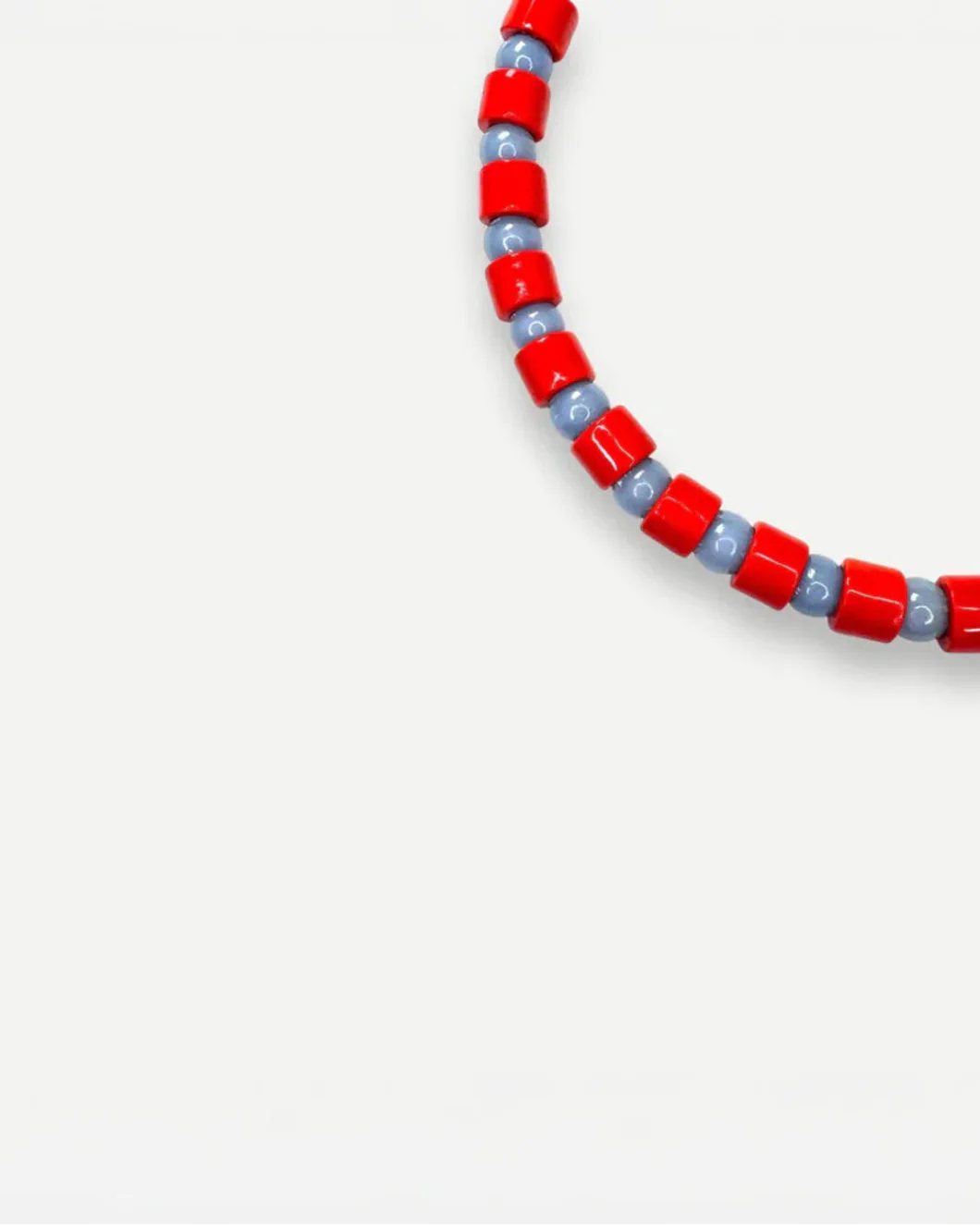 Lobster & Blue Lace Agate Sundry Bead One Necklace - Image 2