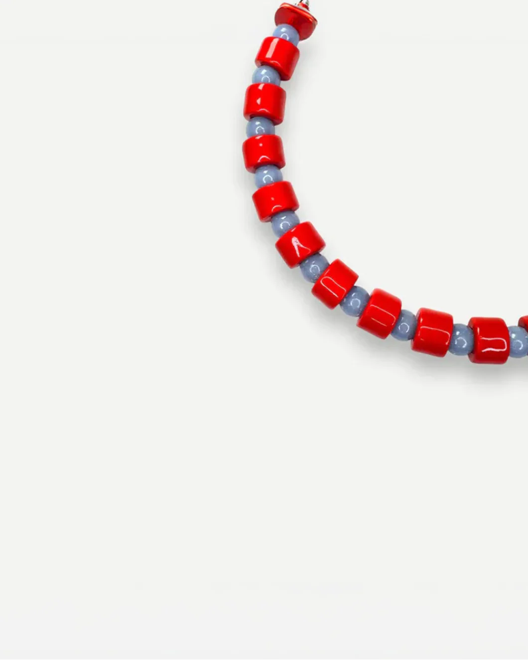 Lobster & Blue Lace Agate Sundry Bead Two Necklace - Image 2