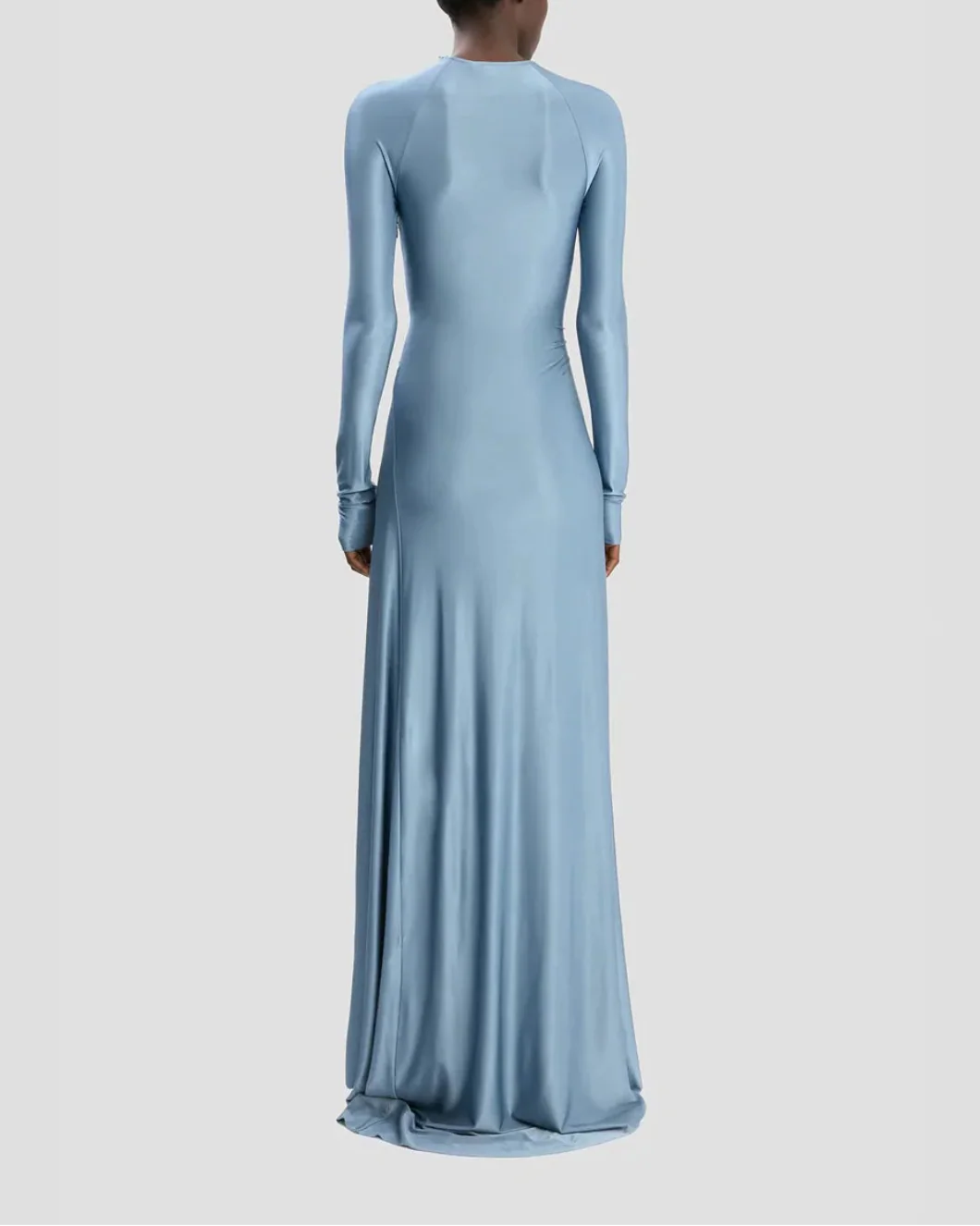 Twist Waist Gown in Stone - Image 4
