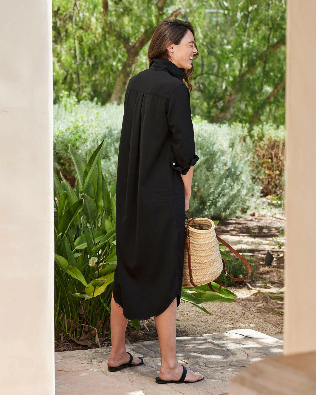 Rory Maxi Shirtdress Blackout - Image 3