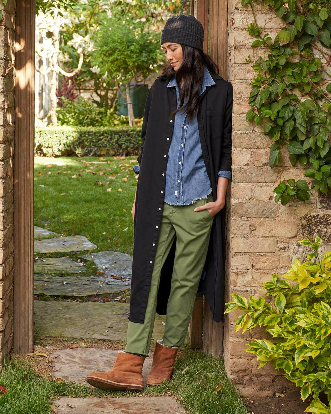 Rory Maxi Shirtdress Blackout - Image 4