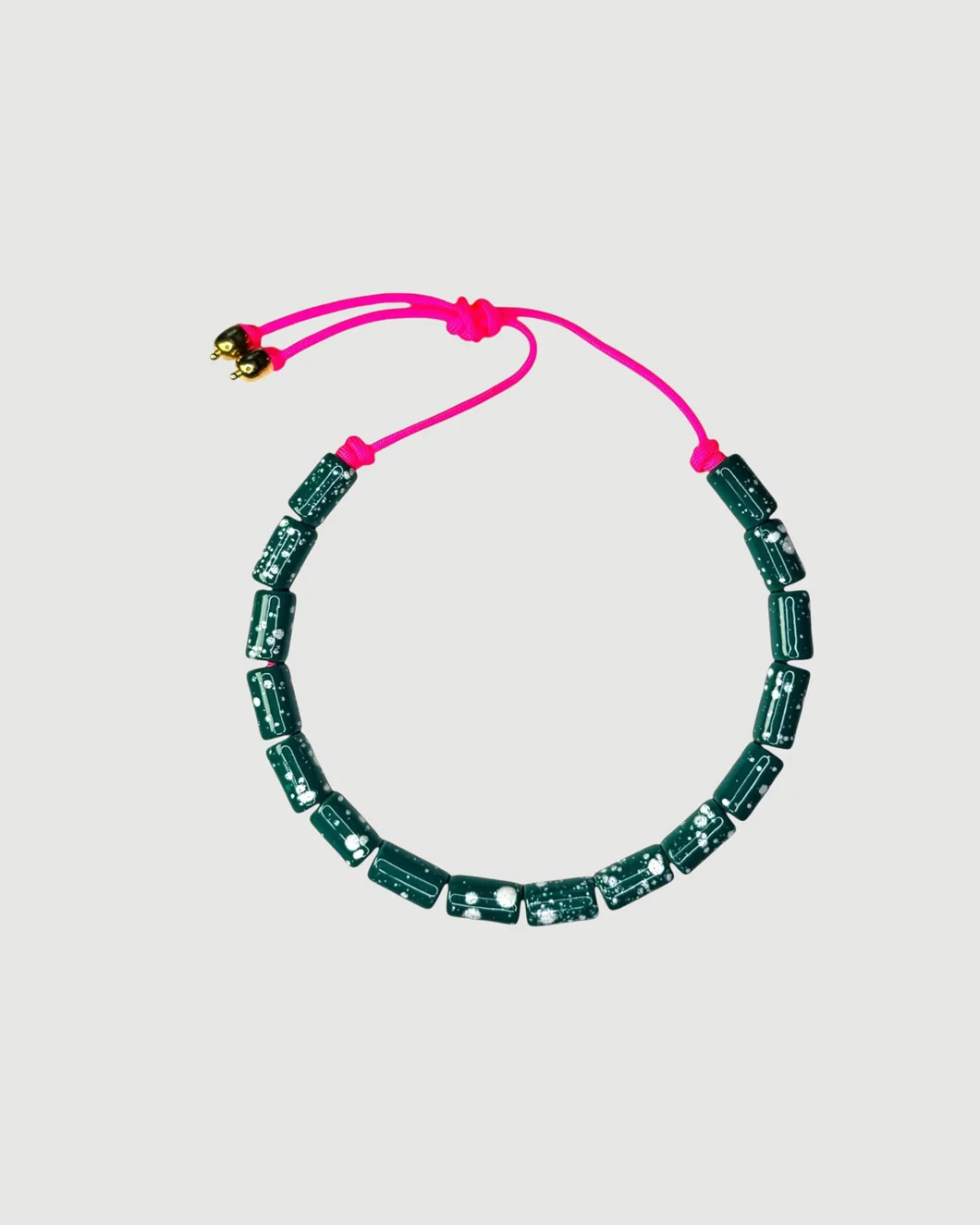 Melt Candy Bead Four Necklace