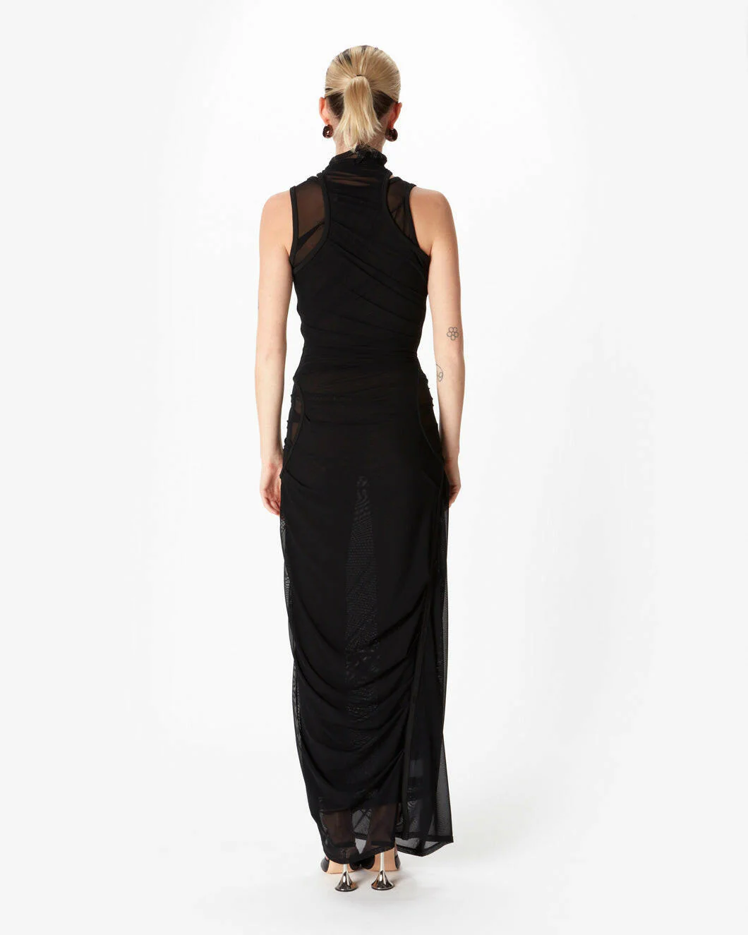 Layered Mesh Dress - Image 3