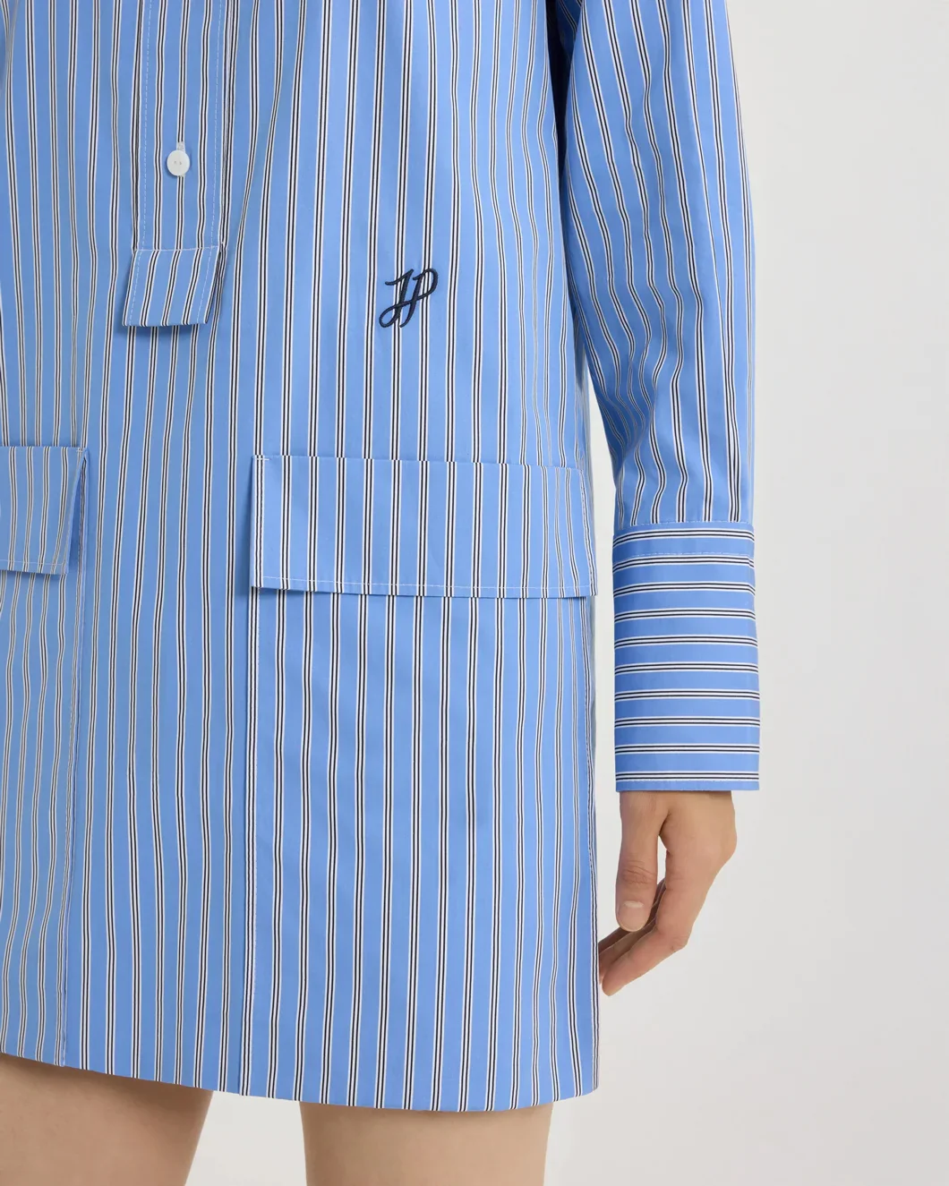 Mini Poplin Shirt Dress - Image 4
