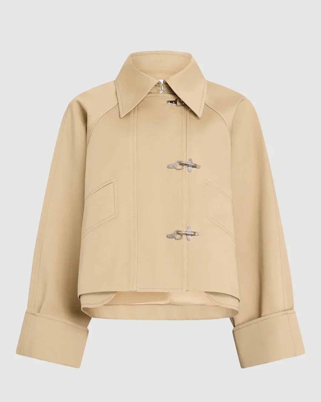 Organic Cotton Oversized Short Parka
