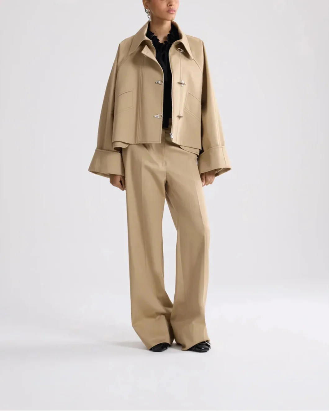 Organic Cotton Oversized Short Parka - Image 2
