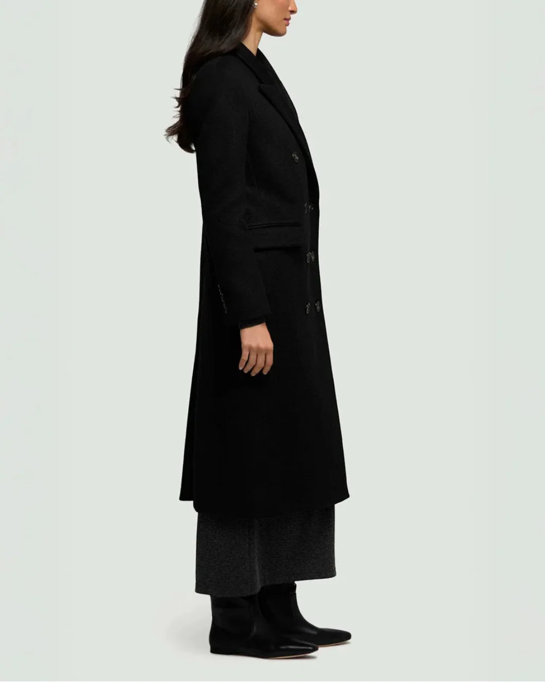 Peak Lapel Coat - Image 3
