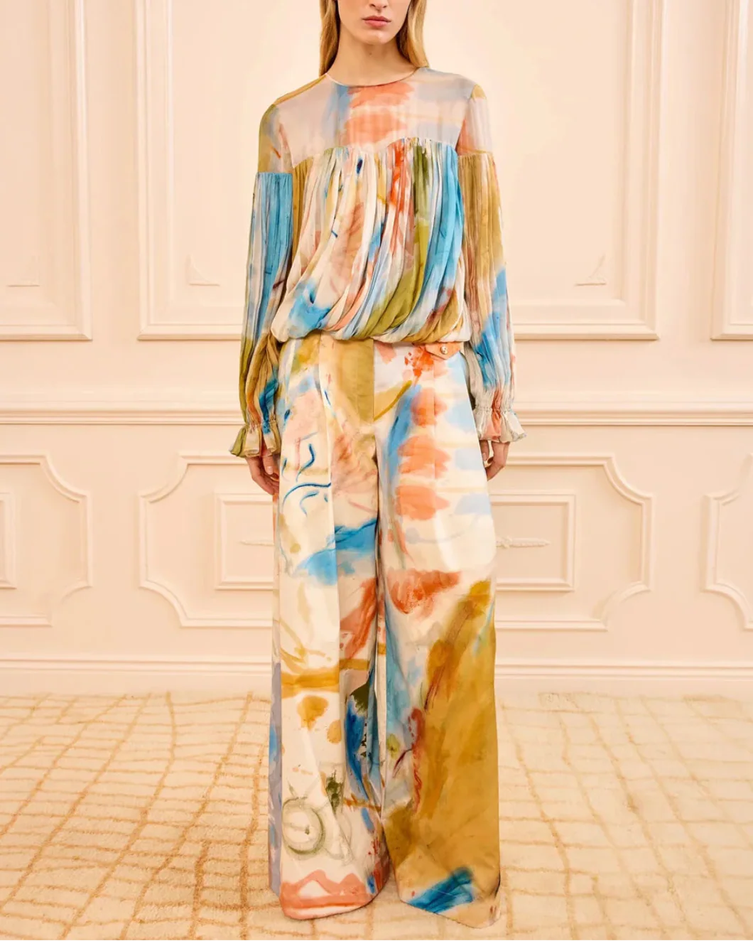Pearl Silk Blouse - Image 2