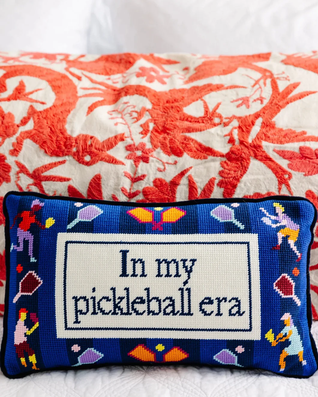Pickleball Era Needlepoint Pillow - Image 3